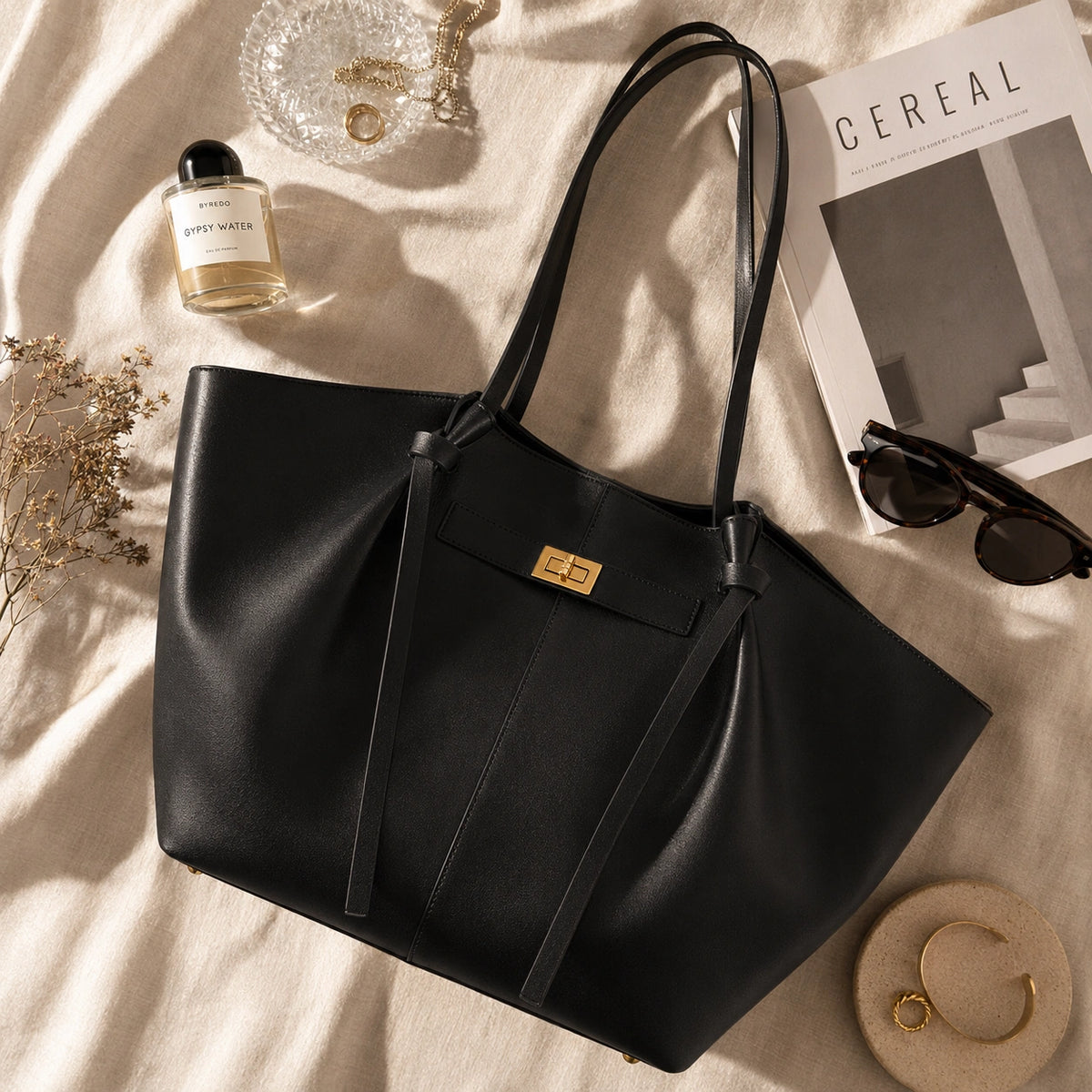 Packshot premium flatlay