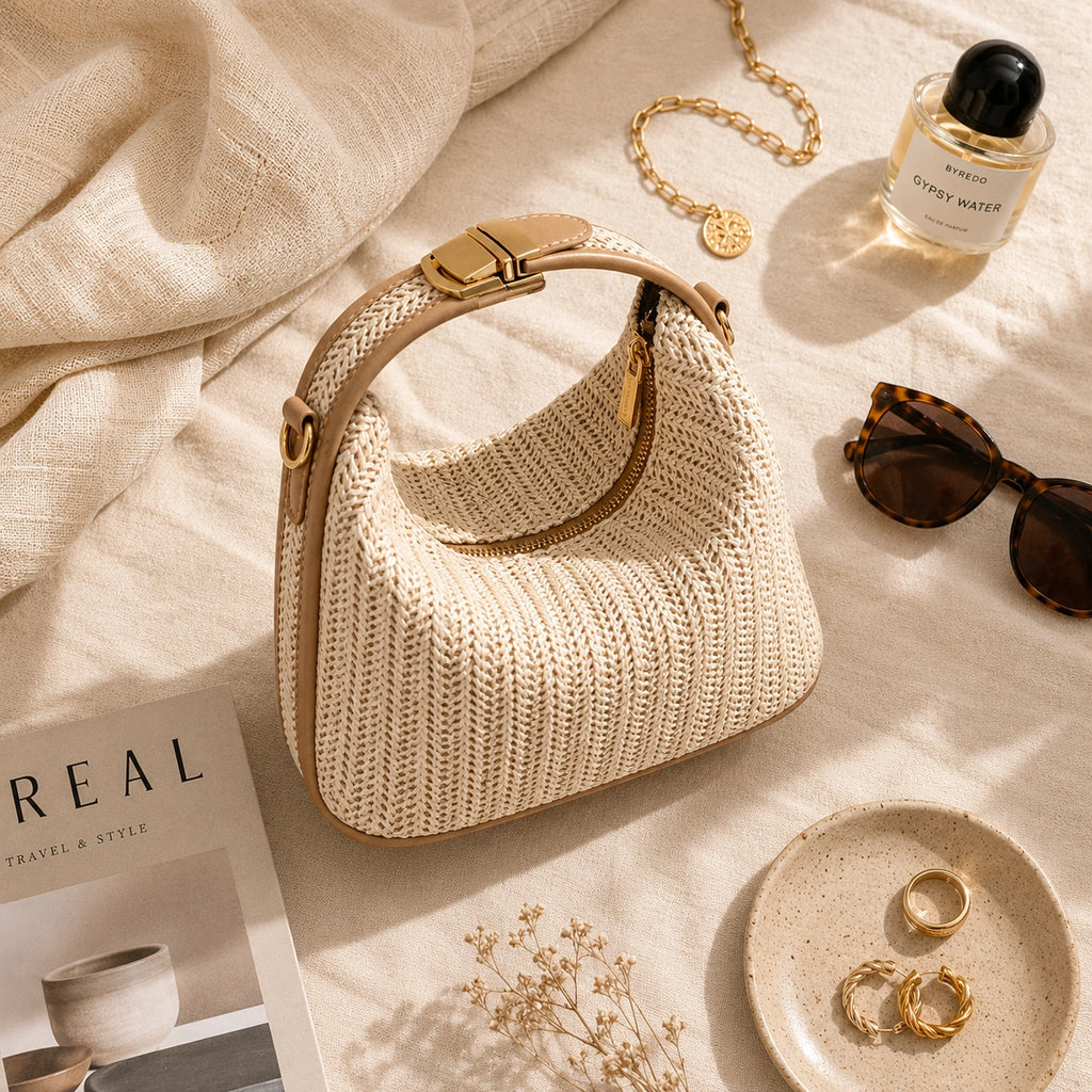 Packshot premium flatlay