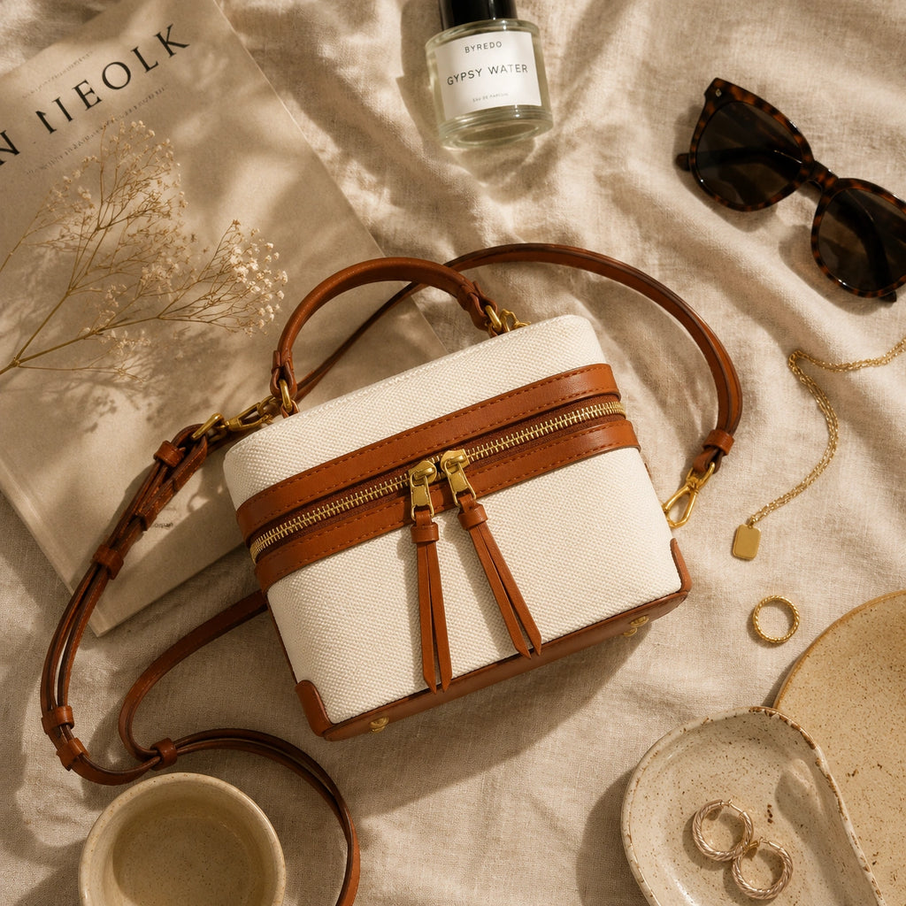 Packshot premium flatlay
