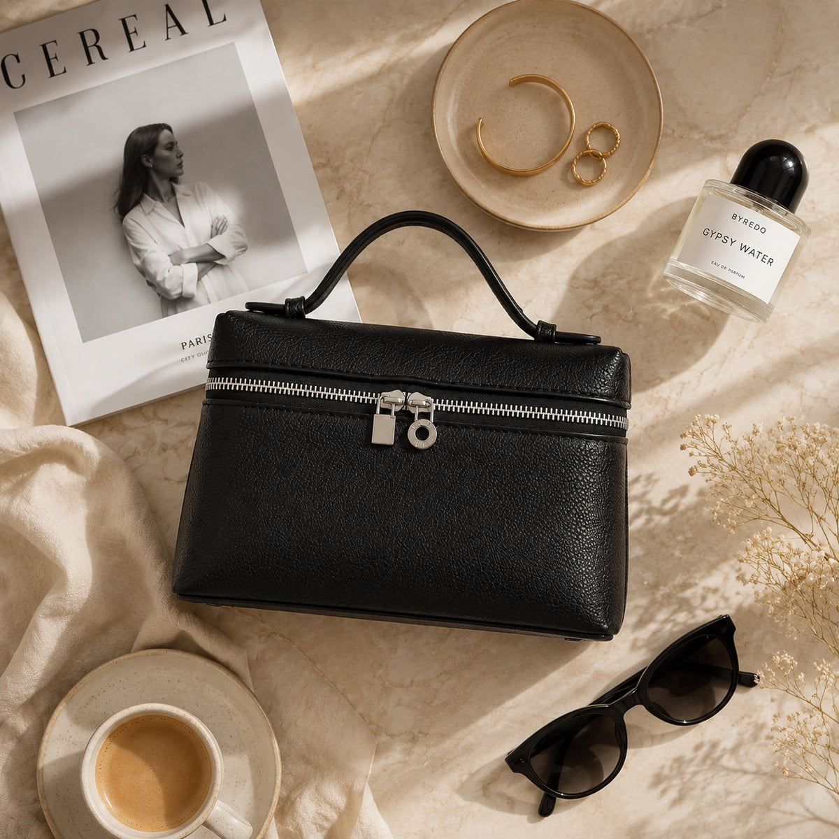 Packshot premium flatlay