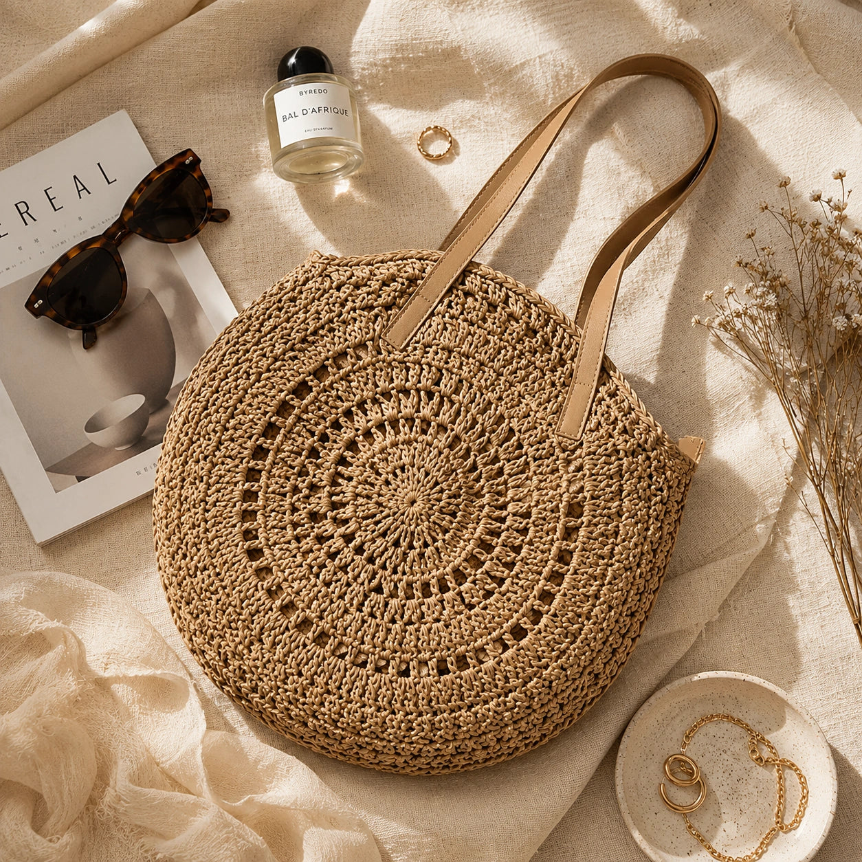 Packshot premium flatlay