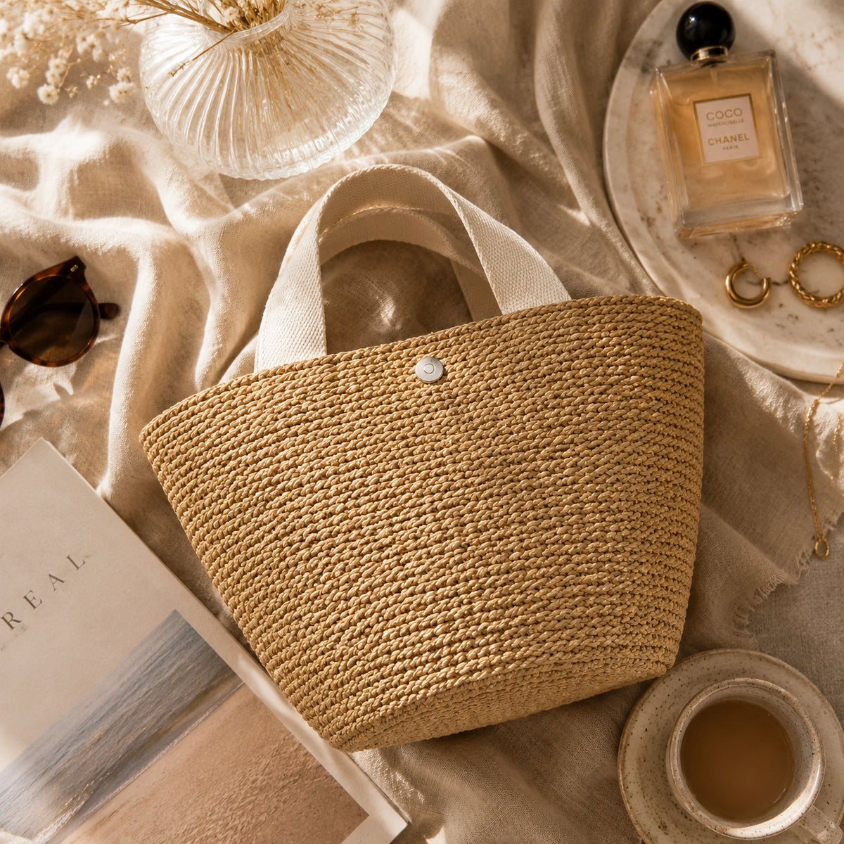 Packshot premium flatlay