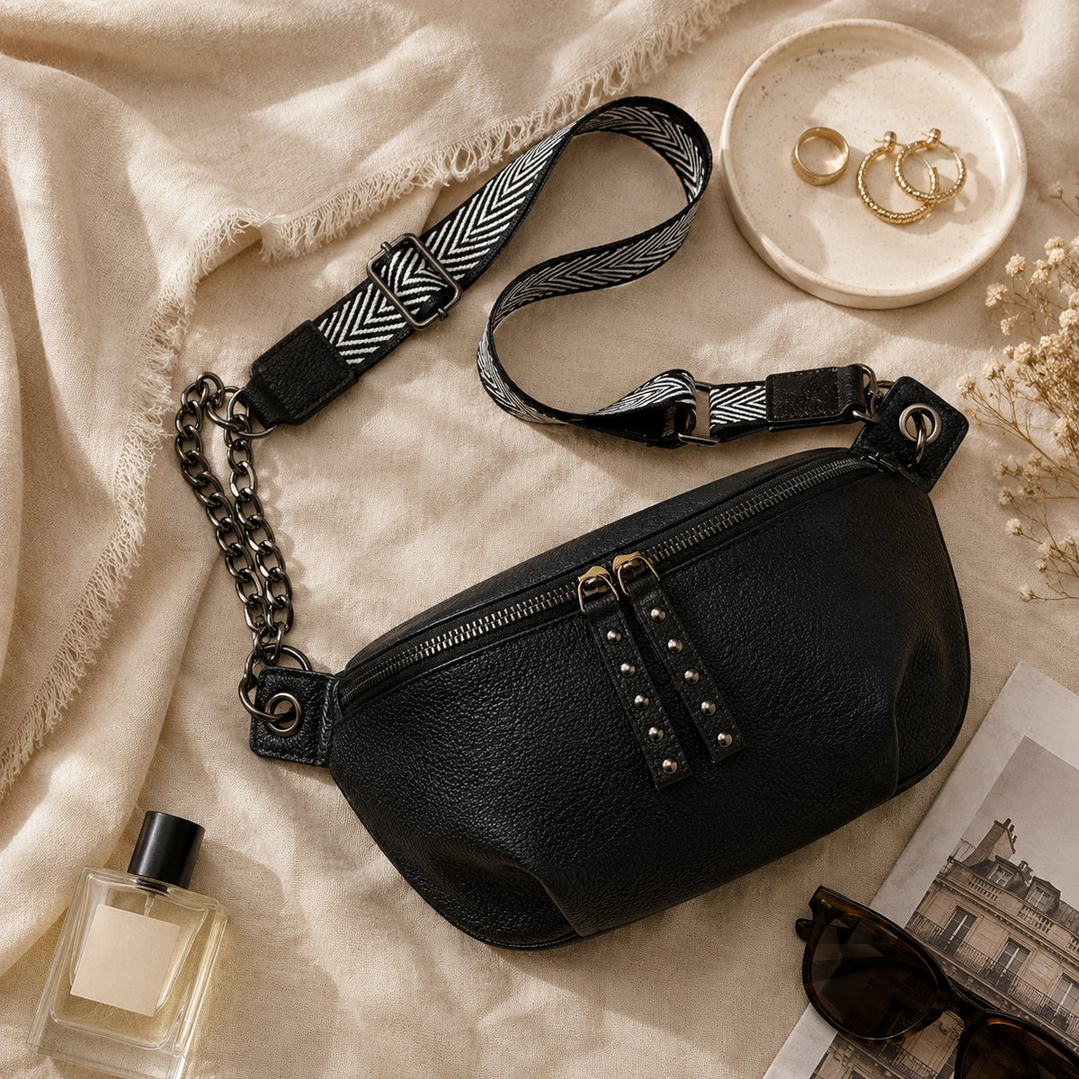 Packshot premium flatlay