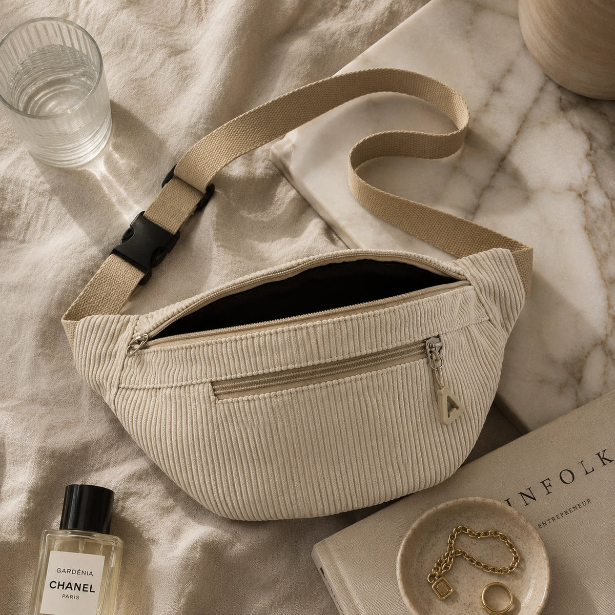 Packshot premium flatlay