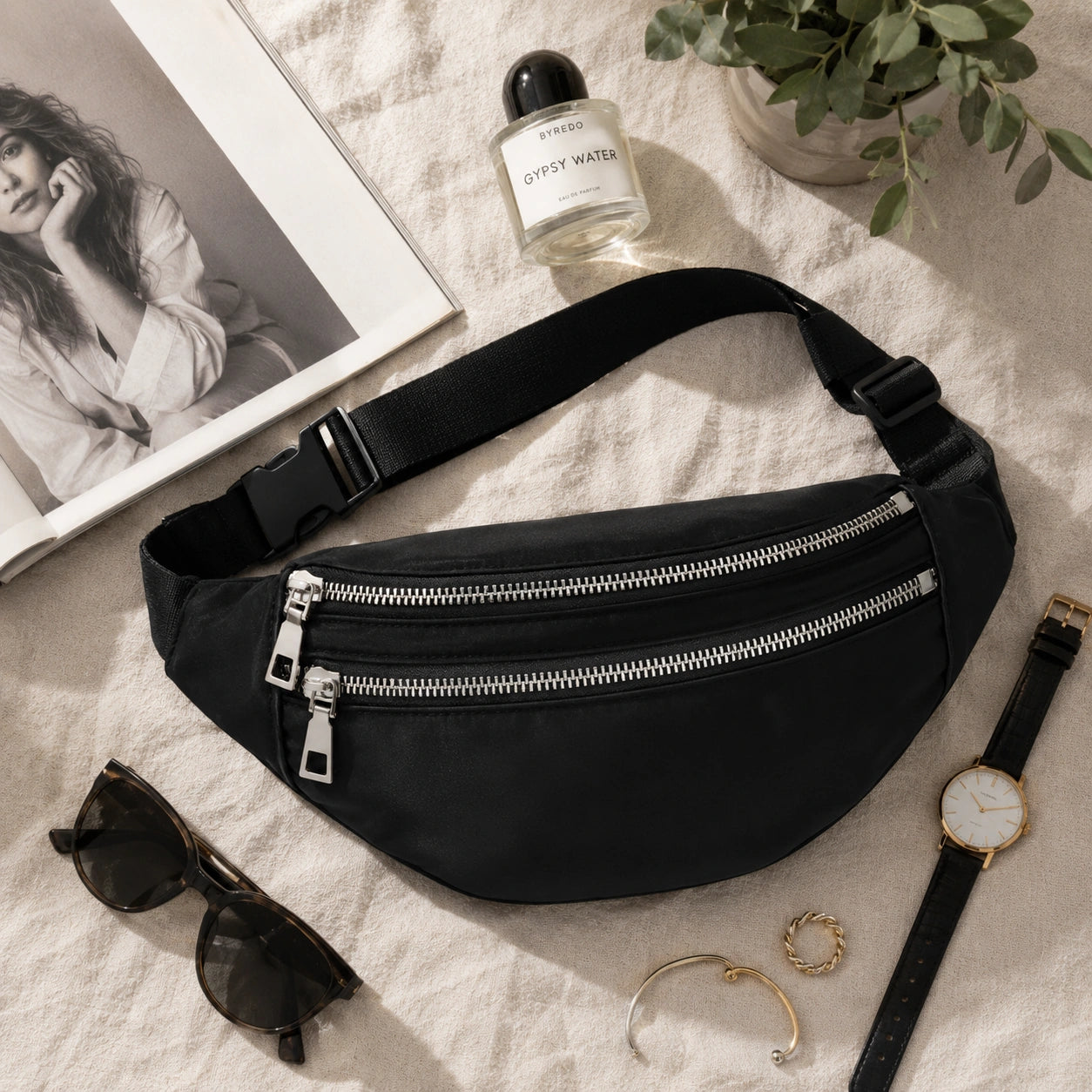 Packshot premium flatlay