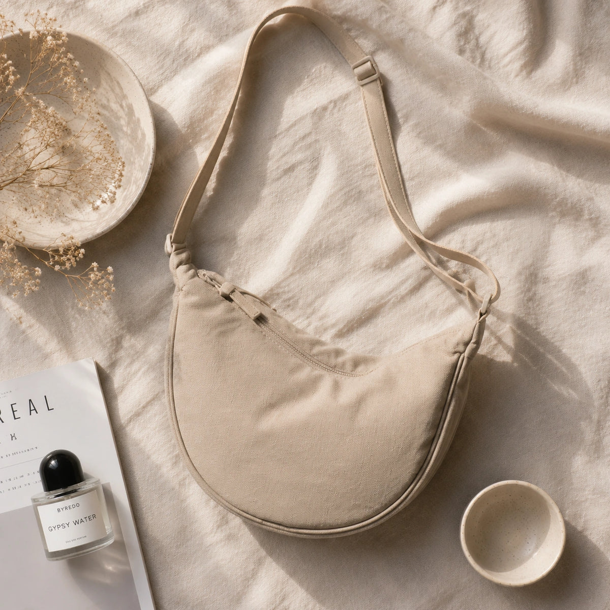 Packshot premium flatlay
