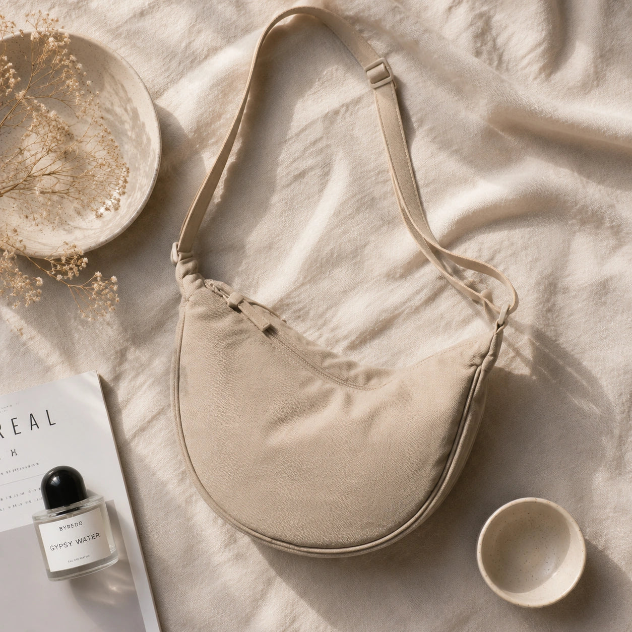 Packshot premium flatlay