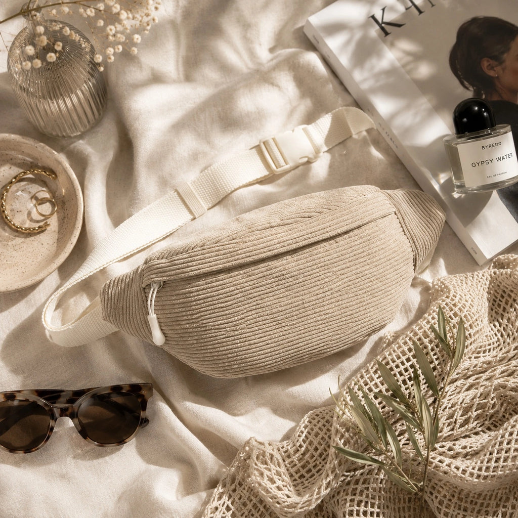 Packshot premium flatlay