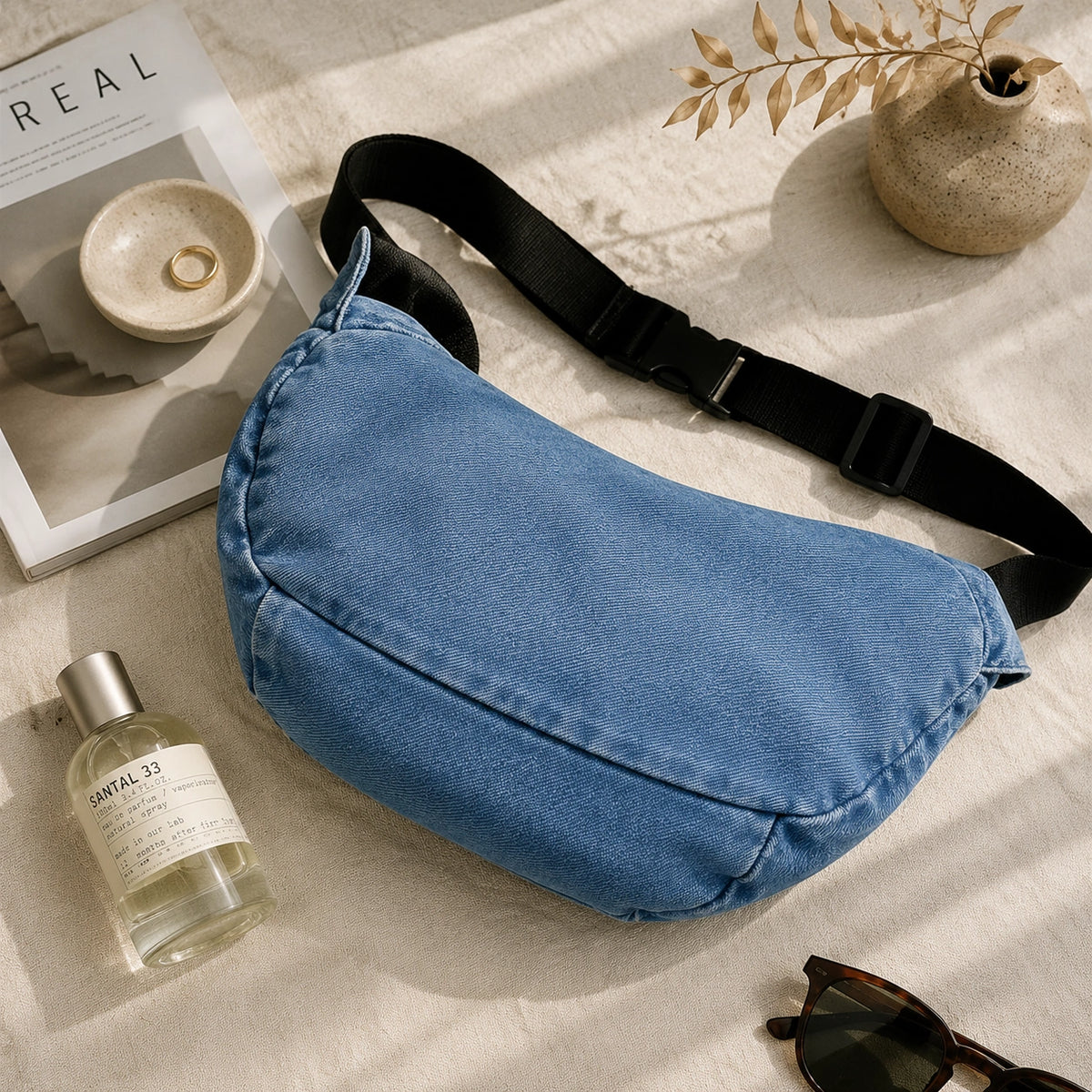 Packshot premium flatlay