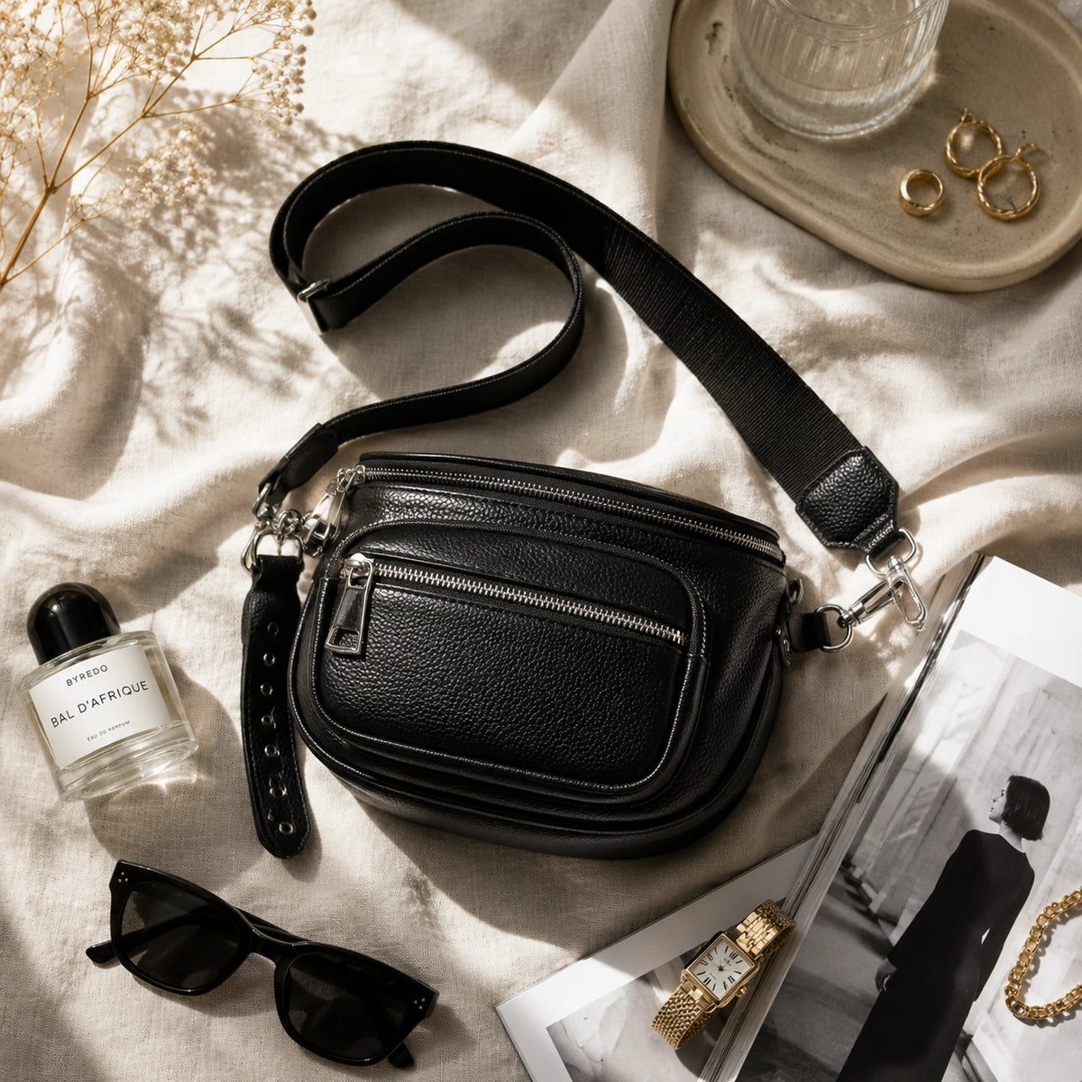 Packshot premium flatlay