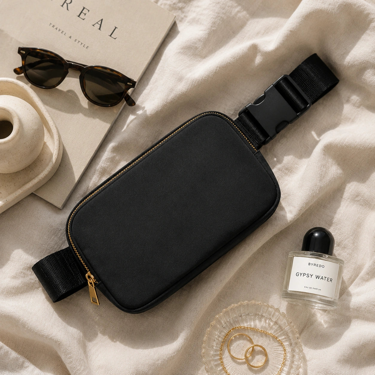 Packshot premium flatlay