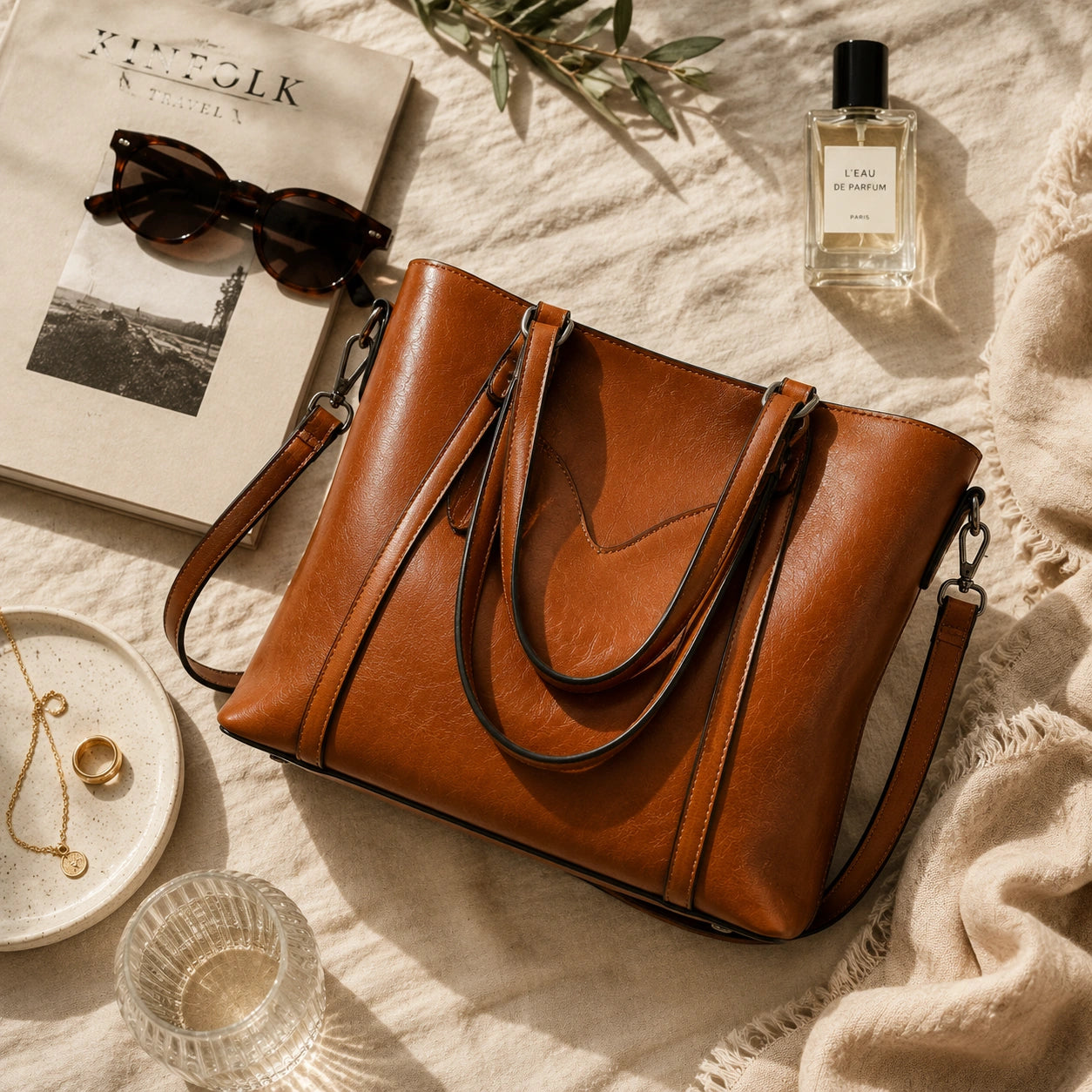 Packshot premium flatlay