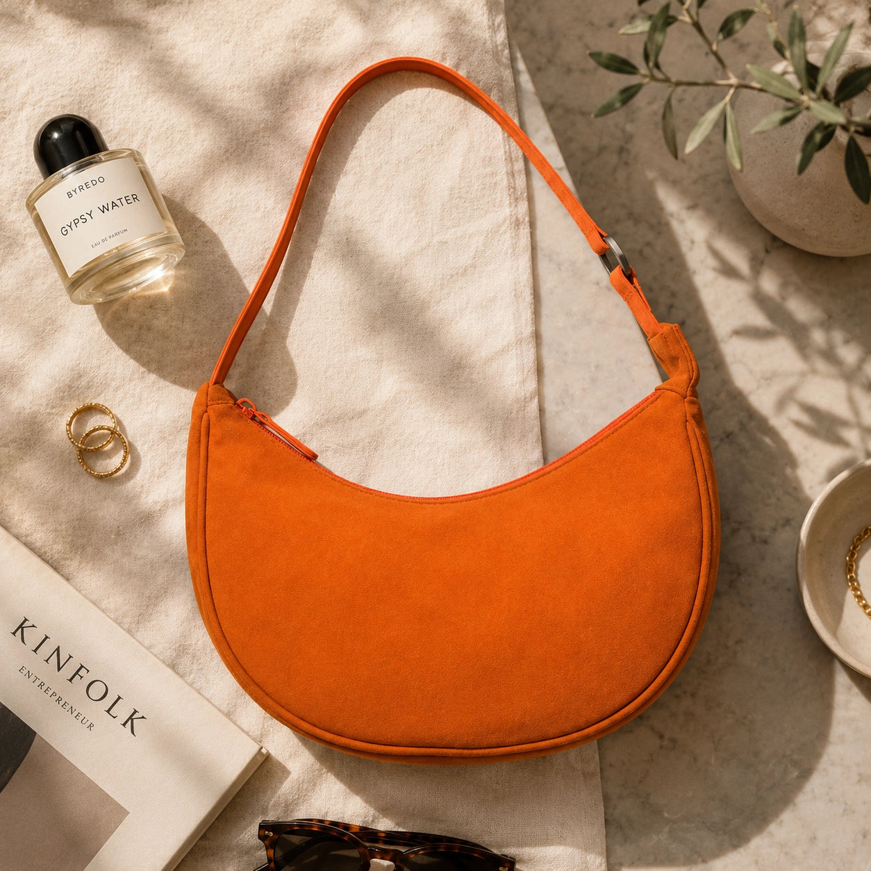 Packshot premium flatlay