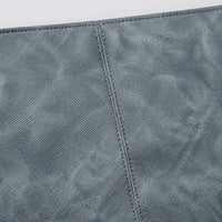 Grand sac bandoulière Bleu — Romane, zoom sur la matière