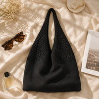 Sac cabas Noir — Clara en flatlay éditorial ENNA