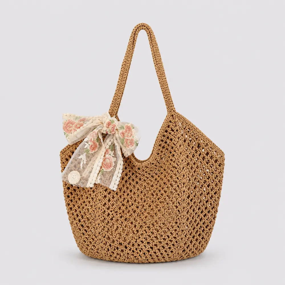 Sac en crochet à nœud — Apolline, vue de face
