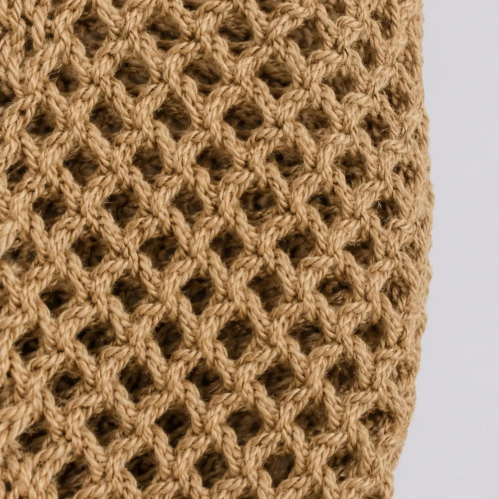 Sac en crochet à nœud — Apolline, zoom matière