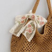 Sac en crochet à nœud — Apolline, zoom détail distinctif