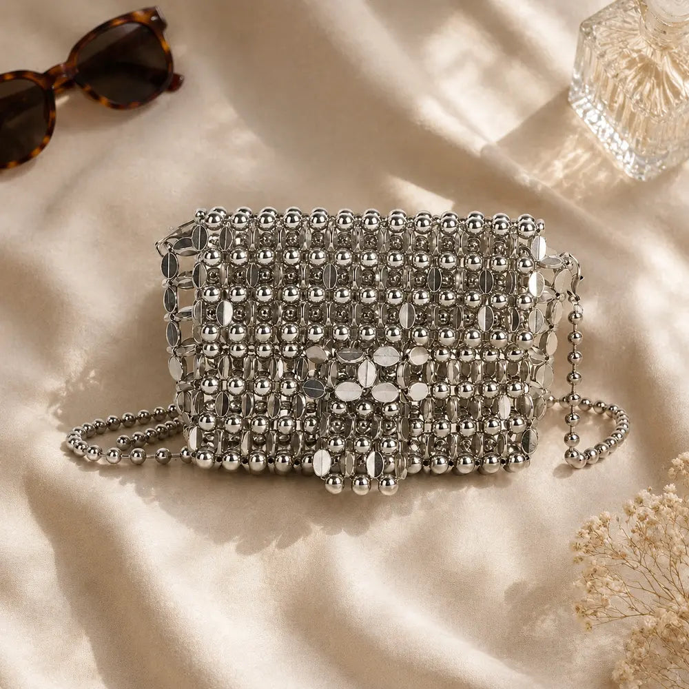Sac de soirée Clélia, packshot premium flatlay