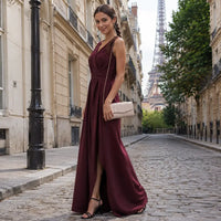 Pochette plissée — Clothilde Champagne, porté lifestyle à Paris