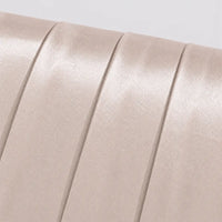 Pochette plissée — Clothilde Champagne, zoom matière