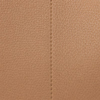 Sac bandoulière Camel — Aveline, zoom matière — ENNA PARIS