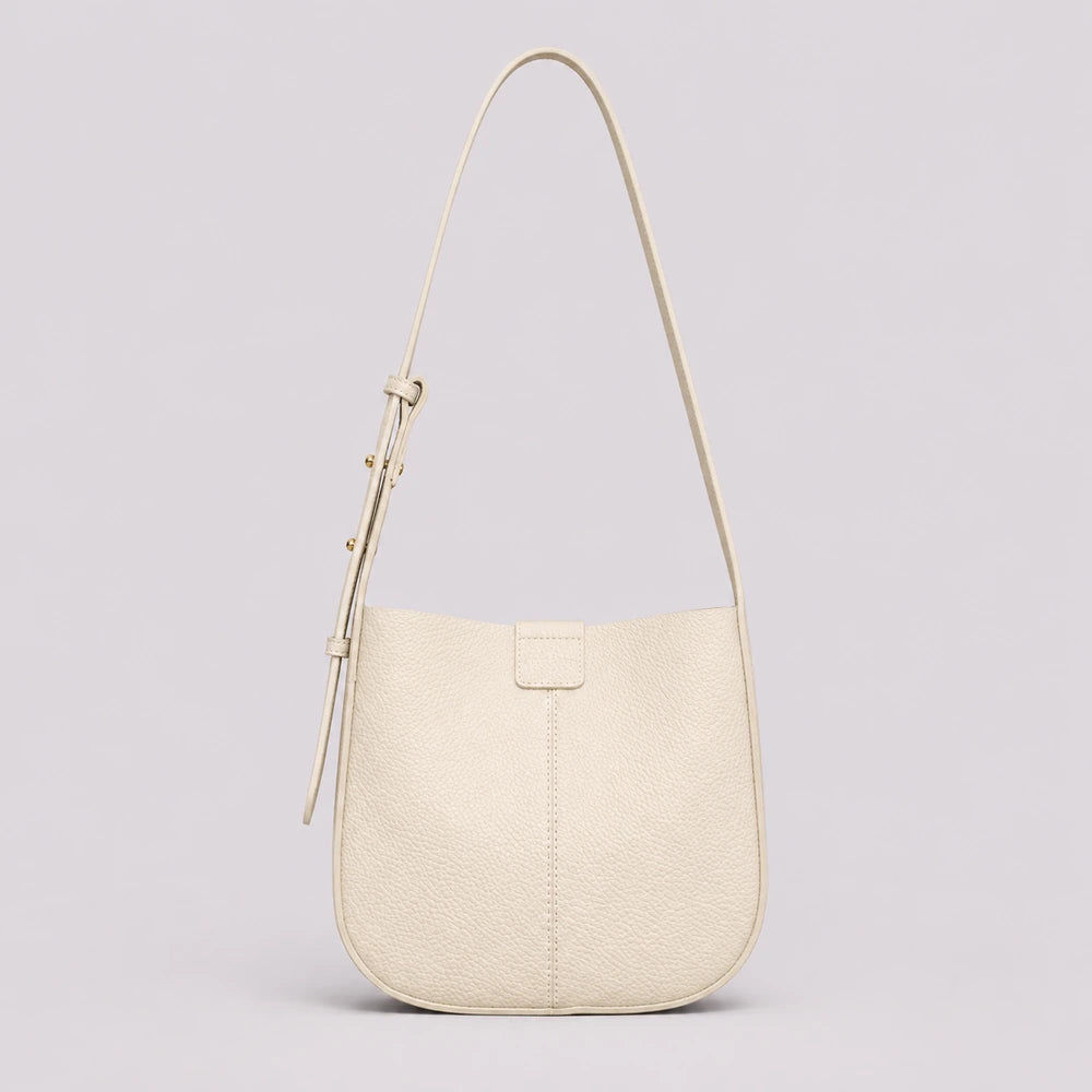 Sac bandoulière Crème — Aveline, vue de face — ENNA PARIS