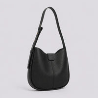 Sac bandoulière Noir — Aveline, vue trois-quarts — ENNA PARIS