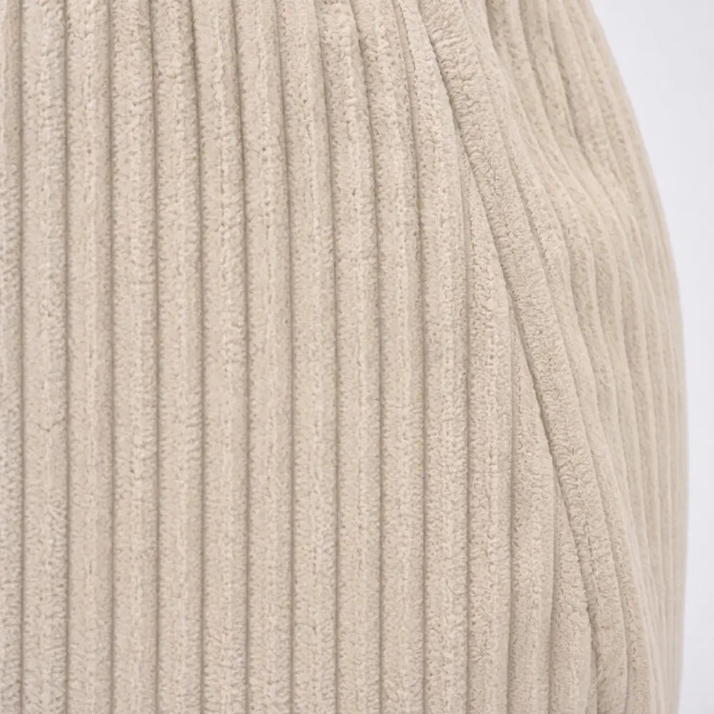 Sac à main Daphné Beige, zoom sur le velours côtelé