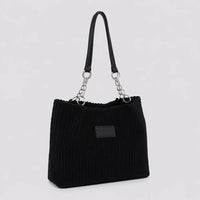 Sac à main Daphné Noir, vue trois-quarts