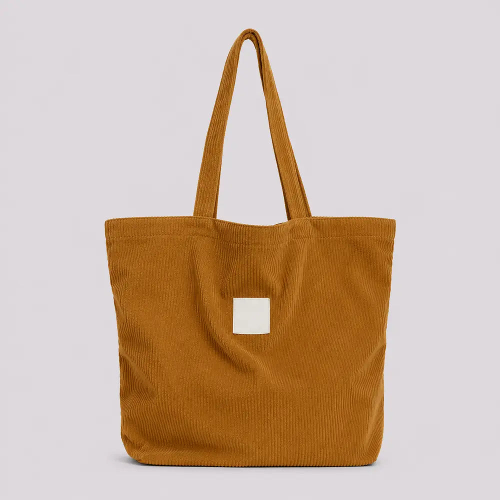 Sac cabas Mélina Camel, vue de face