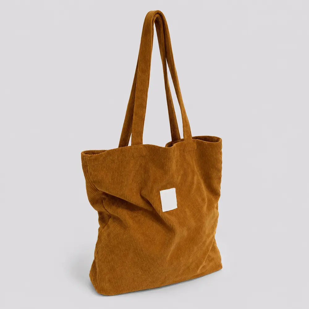 Sac cabas Mélina Camel, vue trois-quarts