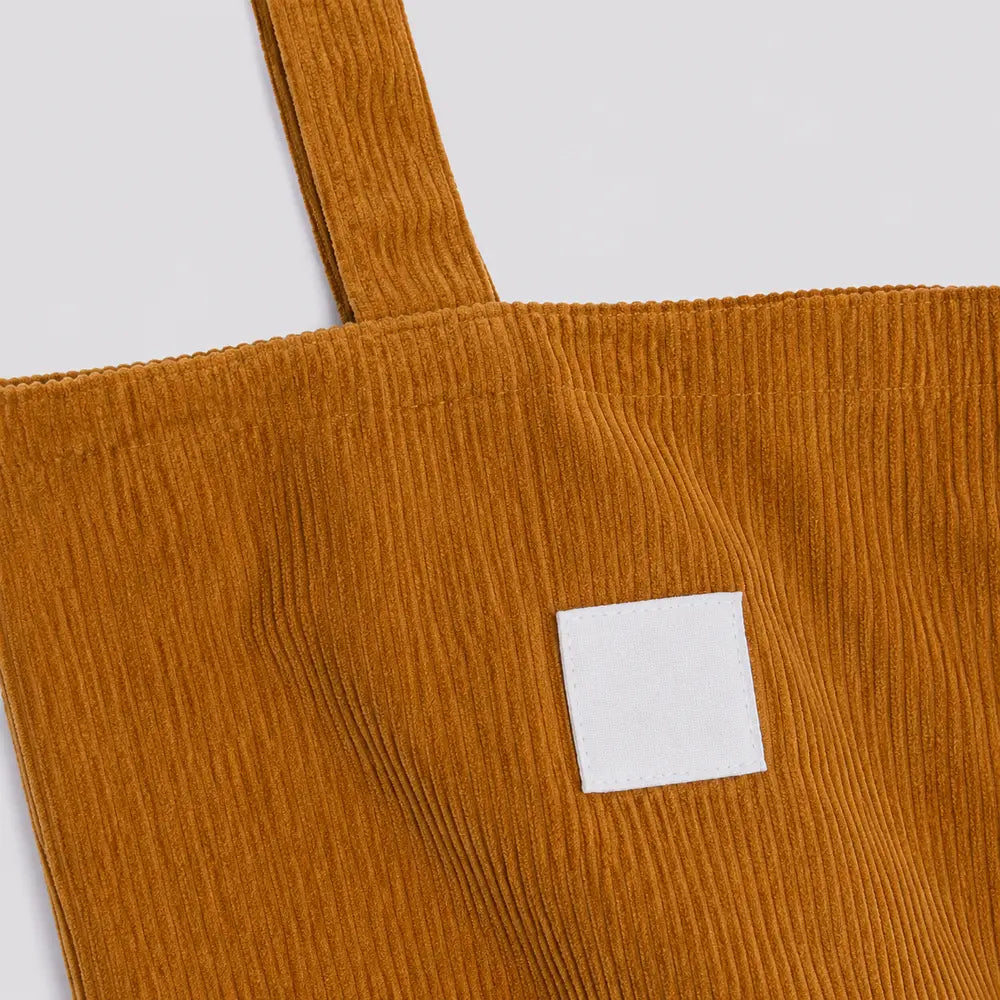 Sac cabas Mélina Camel, détail des anses et de la finition