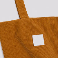 Sac cabas Mélina Camel, détail des anses et de la finition