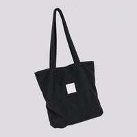 Sac cabas Mélina Noir, vue trois-quarts