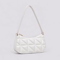 Petit sac à main Blanc — Mélusine, vue trois-quarts — ENNA PARIS