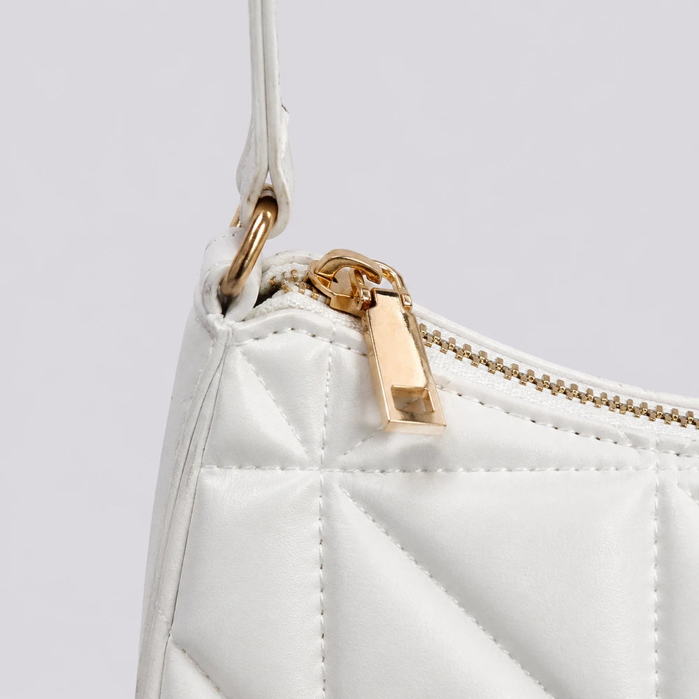Petit sac à main Blanc — Mélusine, zoom détail — ENNA PARIS