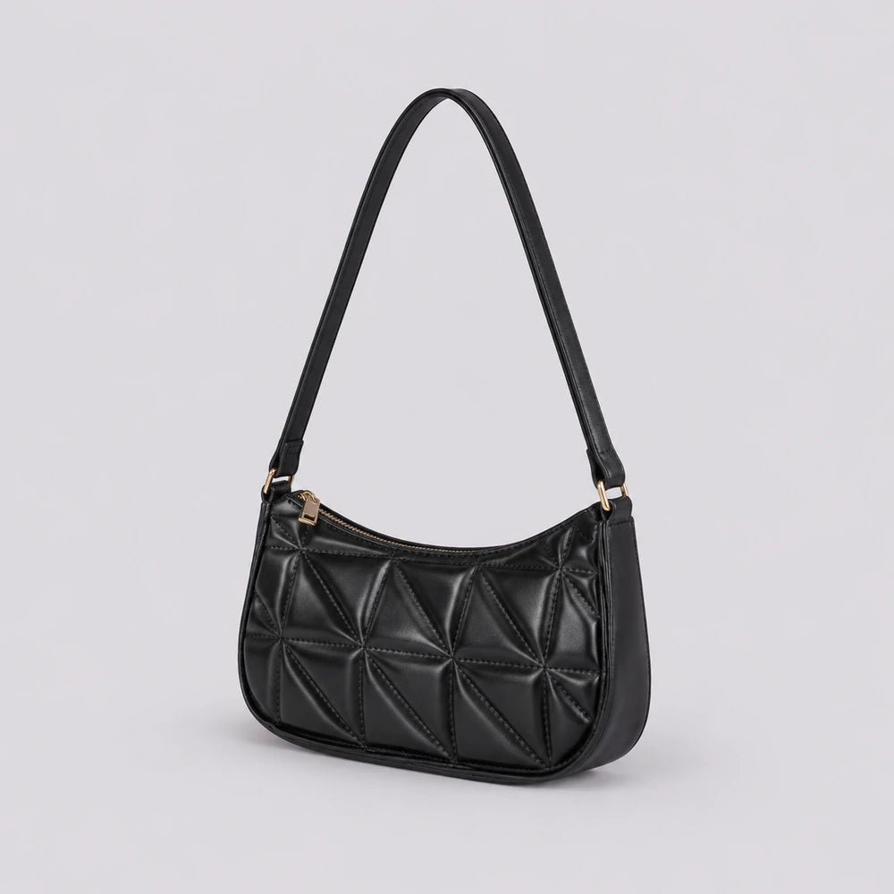 Petit sac à main Noir — Mélusine, vue de profil — ENNA PARIS