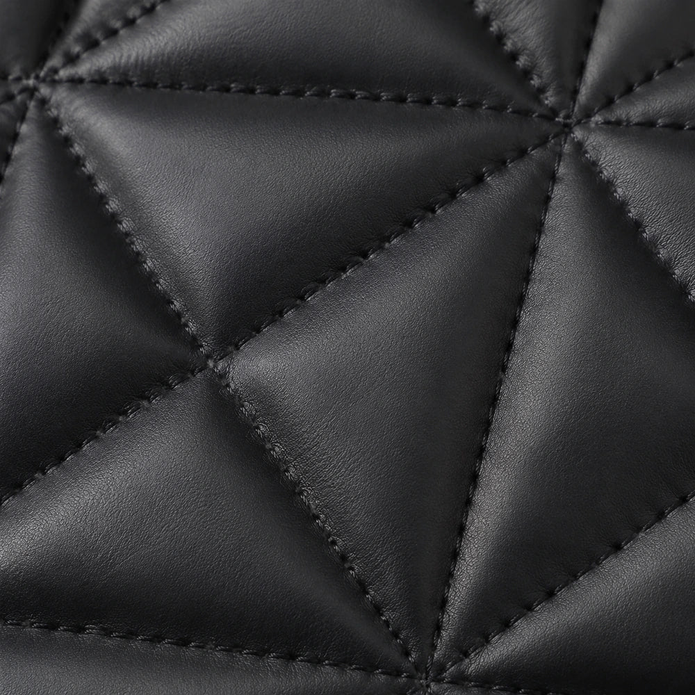 Petit sac à main Noir — Mélusine, zoom matière — ENNA PARIS