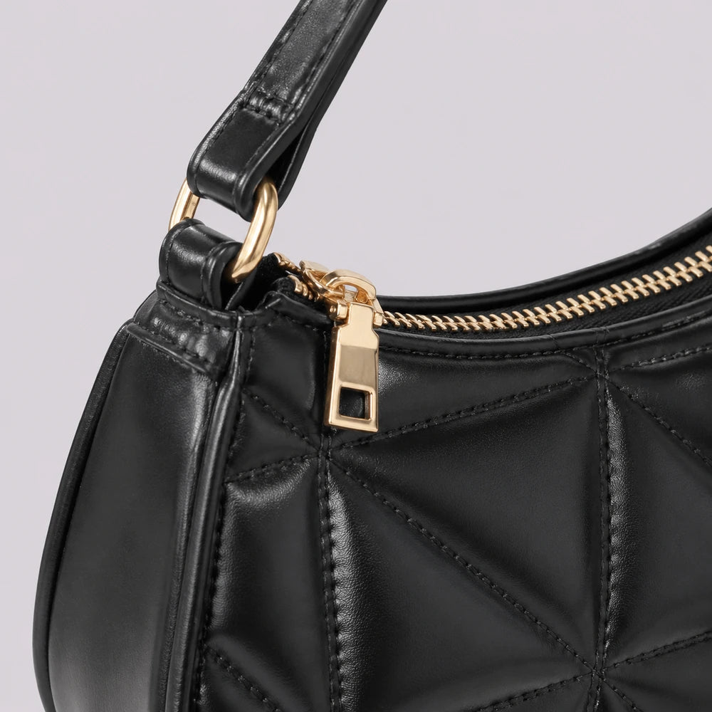 Petit sac à main Noir — Mélusine, zoom détail — ENNA PARIS