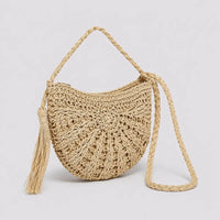 Petit sac à main Beige — Esmée, vue trois-quarts