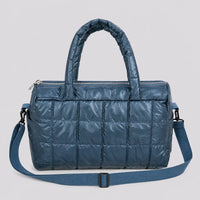 Sac cabas Eulalie bleu, vue de face