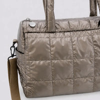 Sac cabas Eulalie champagne, zoom sur le détail distinctif