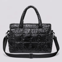 Sac cabas Eulalie noir, vue de face