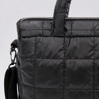 Sac cabas Eulalie noir, zoom sur le détail distinctif
