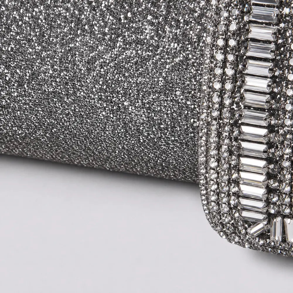 Pochette de soirée — Isaline Argenté, zoom matière