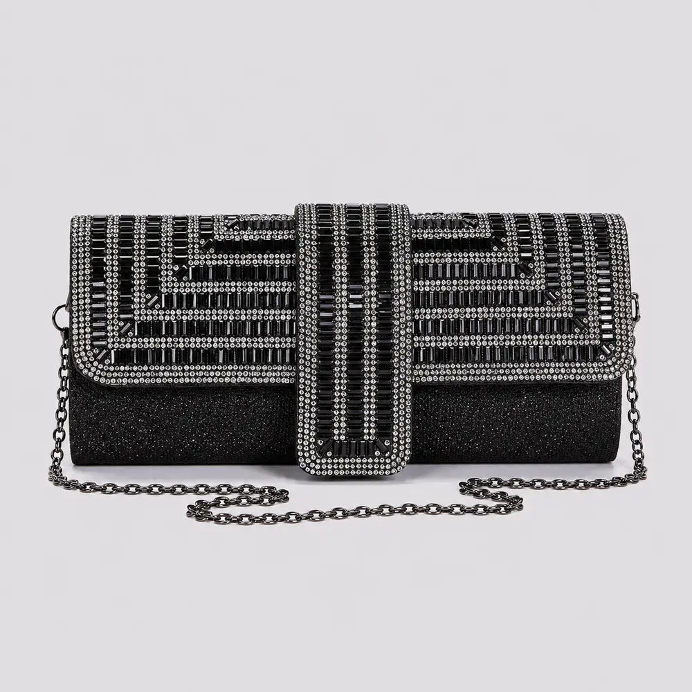 Pochette de soirée — Isaline Noir, vue de face