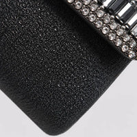 Pochette de soirée — Isaline Noir, zoom matière