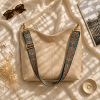 Sac à main Beige — Margaux, flatlay éditorial ENNA