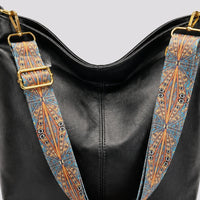 Sac à main Noir — Margaux, zoom sur la matière